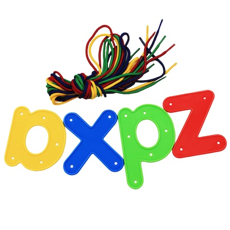 Ready 2 Learn Lacing Alphabet, Lowercase, Set of 34 6905